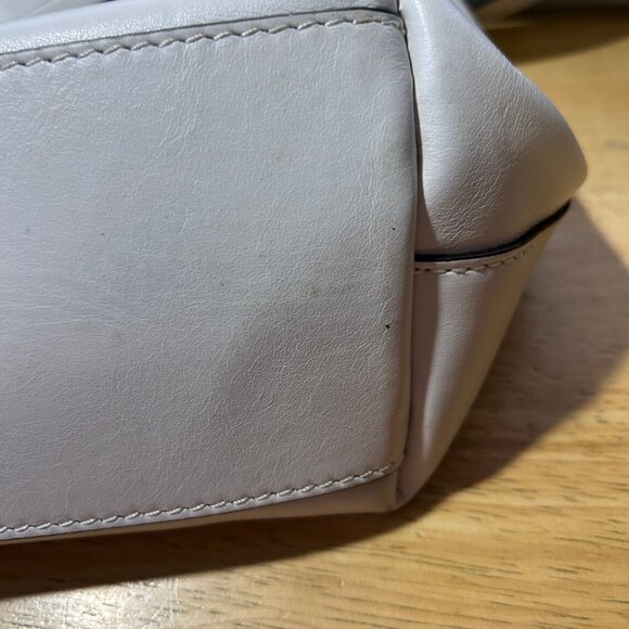 Womens Gianni Chiarini Firenze White Leather Hobo Shoulder Handbag * - Picture 15 of 16